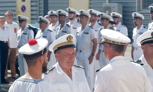 La Marine nationale honore le président du Comité Technique de la CMAS
