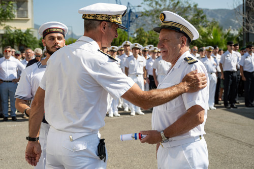 The French Navy honoured the President of our Technical Committee
