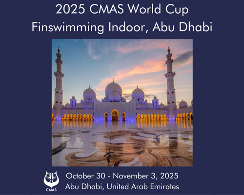2025 CMAS World Cup Finswimming Indoor, Abu Dhabi