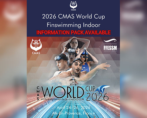 2026 CMAS World Cup Finswimming Indoor, Aix en Provence